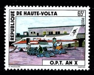 **HAUTE VOLTA - BURKINA FASO - LOTNICTWO