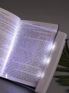 LAMPKA LED DO CZYTANIA KSIĄŻEK, PŁASKA, ZAKŁADKA DO KSIĄŻKI BIAŁA