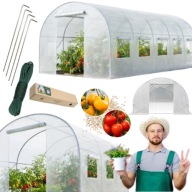 TUNEL FOLIOWY OGRODOWY 6x3m SZKLARNIA OGRODOWA 18m2 + GRATIS DUŻA FOLIÓWKA