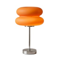 Lampa Grzybek Mushroom Pomarańczowa Retro LED 36cm Ściemnialna Zmiana Barwy