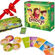 EMOCJE GRA PLANSZOWA DLA DZIECI 5+ GRA RODZINNA EDUKACYJNA PREZENT ŚWIĘTA