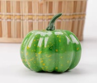 Dynia Dekoracyjna Sztuczna Zielona Ozdoba 1szt Ozdobna Jesień Dekoracja 8cm