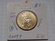 1 dolar 2009 James K. Polk, mennica Filadelfia, holder, seria prezydenci