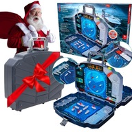 GRA PLANSZOWA ELEKTRONICZNA GRA W OKRĘTY STATKI EFEKTY ŚWIETLNE I DŹWIĘKOWE