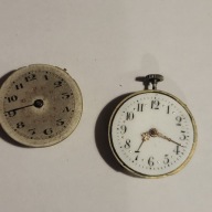Dwa Kieszonkowe mechanizmy bez nazwy,na czesci