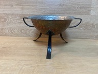 Patera miedziana na nozkach