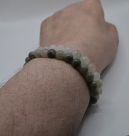 Minimalistyczne bransoletki awenturyn zielony 8 mm | unisex