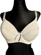 Piękny gładki biustonosz stanik 3 haftki r. 80D