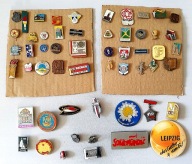 Odznaka przypinka wpinka zestaw PRL 55 szt (3)