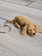 Piesek Cocker Spaniel Brelok 3d - Brelok Druk3d fidget Keychain mixGadzet