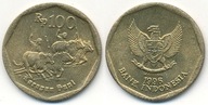 Indonezja 100 Rupiah - 1996r ... Monety