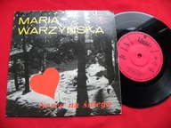 WARZYŃSKA serce na śniegu EP Muza 1971 NM