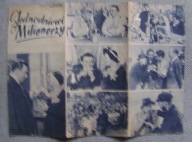 JEDNODNIOWI MILIONERZY -film prod. francuskiej -program kinowy -lata 50-te