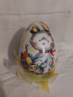Pisanka jajko 15cm zdobiona ręcznie decoupage DJ11