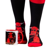 KUBEK skarpetki zestaw prezentowy EGZORCYSTA BONER DOMINO KAPITAN BOMBA