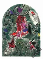 MARC CHAGALL -JERUSALEM WINDOWS- #23- 1988 rok