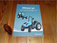 Landini Mistral 55 50 45 40 traktor ciągnik j.Polski prospekt folder