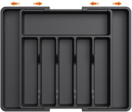WKŁAD DO SZUFLADY NA SZTUĆCE ORGANIZER ROZSUWANY REGULOWANY 33-57CM BEZ BPA