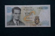 Banknot Belgia 20 francs 1964 rok !!!