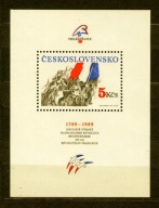 CZECHOSŁOWACJA** Rewolucja Francuska Mi BL 93