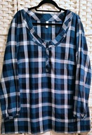 JACKIE - FAJNA, KOSZULOWA W MORSKĄ KRATKĘ r: 50