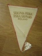STOCZNIA USTKA proporczyk z PRL