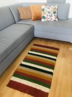 MAMAJASTUDIO Dywan prostokątny z sznurka bawełnianego 62x96cm wielokolorowy