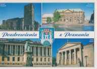 POZNAŃ - ZAMEK CESARSKI - MUZEUM NARODOWE- BIBLIOTEKA - TEATR WIELKI - HERB