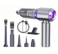 Odkurzacz Ręczny Domowy Samochodowy Akumulatorowy Bezworkowy 100W 15KPa