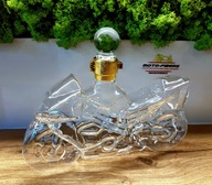 ELEGANCKA KARAFKA w kształcie MOTOCYKLA na whisky wino motor