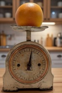 Oryginalna waga jednoszalkowa z epoki secesja/art deco