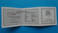 Certyfikat 10 diners 2008 LEONARDO DA VINCI,stan I