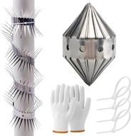 ODSTRASZACZ KUN KOLCE OCHRONNE NA RYNNY RURY DRZEWA 1M ODSTRASZACZE NA KUNY