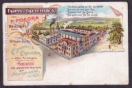 1900 Neustadt Westpr. Wejherowo fabryka papierosów litografia
