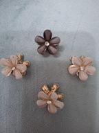 SPINKA NA KLIPS DO WŁOSÓW KWIAT KWIATEK KWIATUSZKIEM KWIATUSZEK ECRU MODNY