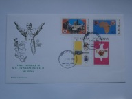 Kenia - podróż Papieża J. Pawła II - Mi.165-68 FDC