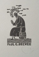 *KP* Jóźwik Zbigniew (8) - Ex Libris Paul G. Becker, X3, 1981