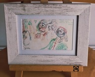 Levkovitch (1936-2025) WSPOMNIENIA Z MUZEUM W PRADO 1981 Praca sygnowana