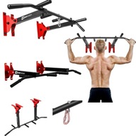 WIELOFUNKCYJNY WZMACNIANY DRĄŻEK DO PODCIĄGANIA DO ŚCIANY SUFITU 6 CHWYTÓW