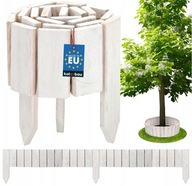 OBRZEŻE TRAWNIKOWE OGRODOWE PŁOTEK do trawnika PALISADA DREWNIANA 15x110cm