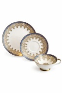 Porcelana HÄNDEL Bavaria filiżanka + spodek + talerz złocenia