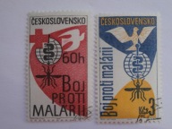 Czechosłowacja - Walka z malarią - Mi.1348-49 kas.