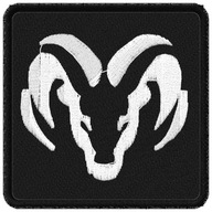 Termo Naszywka Dodge Ram Baran Haft Motoryzacja Haftowana Naprasowanka