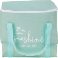 Praktyczna, stylowa torba termiczna 7,5L z wkładem chłodzącym (miętowa)