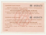 Talon tranzytowy Rumunia 150 zlotych stan-1