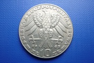 PRL 10 zł Kazimierz Wielki napis wypukły 1964