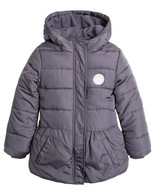 Cool Club, Kurtka zimowa dziewczęca, bardzo ciepła, szara r. 164 cm