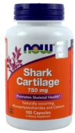 Suplement diety Now Foods chrząstka rekina 750 mg 100 kapsułek