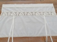 RUSTYKALNA ZASŁONKA ZAZDROSTKA KORONKA DOMKI TROCZKI 40 x 63 nr.17