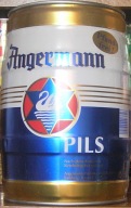 Pusta beczka / keg 5l po piwie Angermann Pils